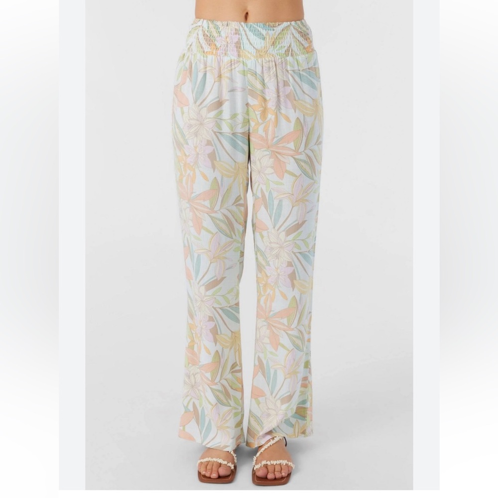 New with Tags O'Neill Johnny Dalia Pastel Floral Pants
